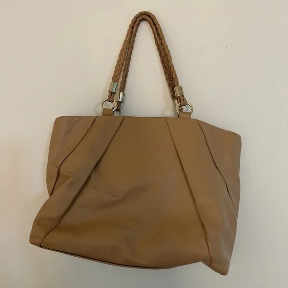 Cole Haan Camel Leather Tote - Picture 3 of 5